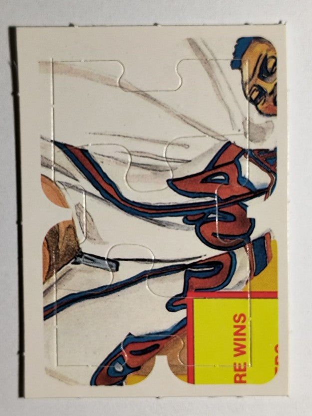 1989 Donruss Warren Spahn Puzzle #40 Spahn Puzzle 40-42