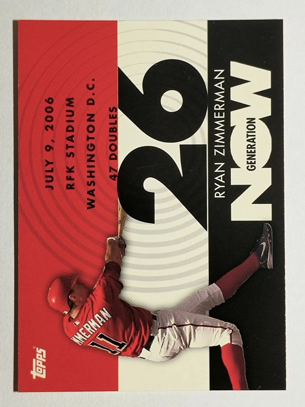 2007 Topps Generation Now #GN244 Ryan Zimmerman