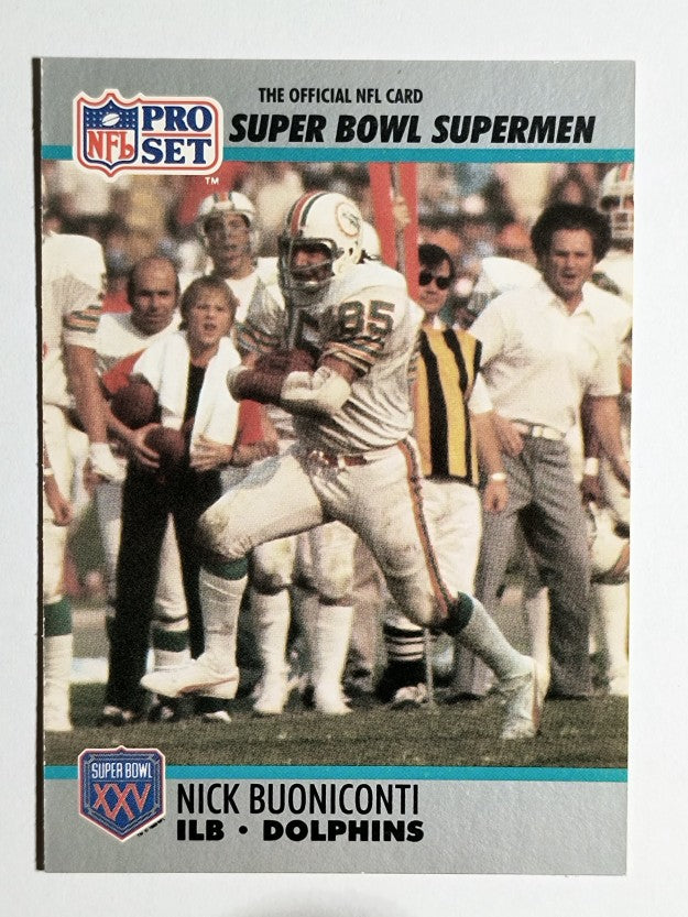 1990-91 Pro Set Super Bowl 160 #88 Nick Buoniconti