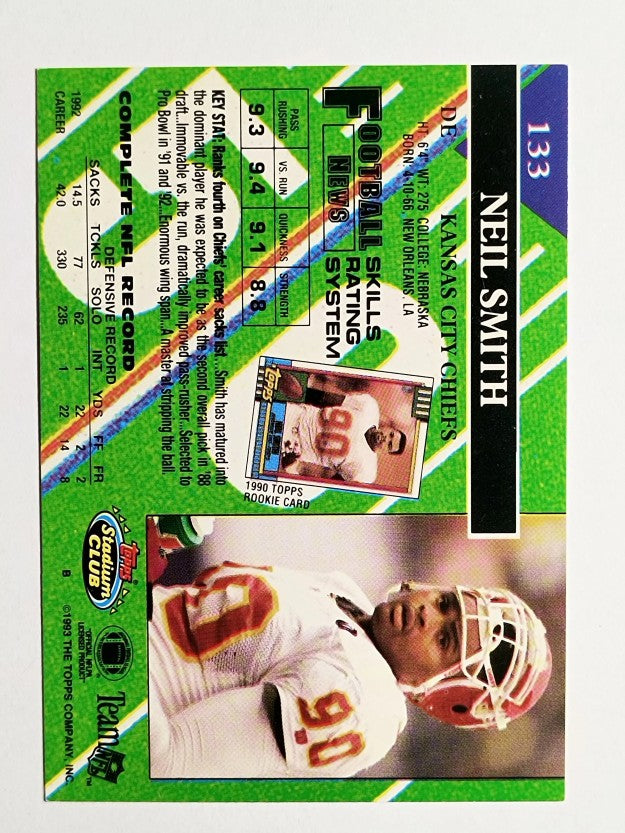 1993 Stadium Club #133 Neil Smith