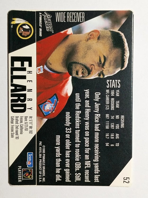 1995 Action Packed #52 Henry Ellard