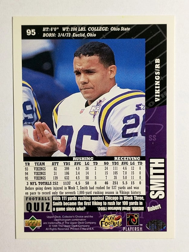 1996 Collector's Choice #95 Robert Smith
