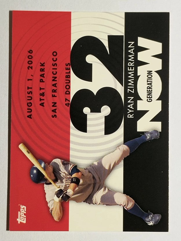 2007 Topps Generation Now #GN250 Ryan Zimmerman