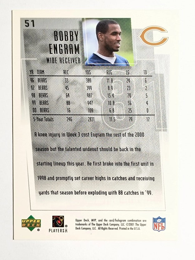 2001 Upper Deck MVP #51 Bobby Engram