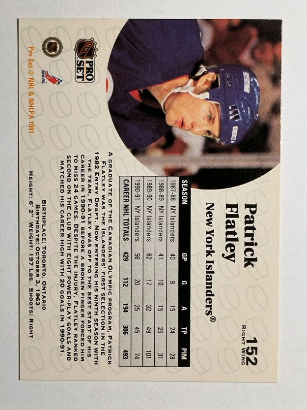 1991-92 Pro Set #152 Pat Flatley