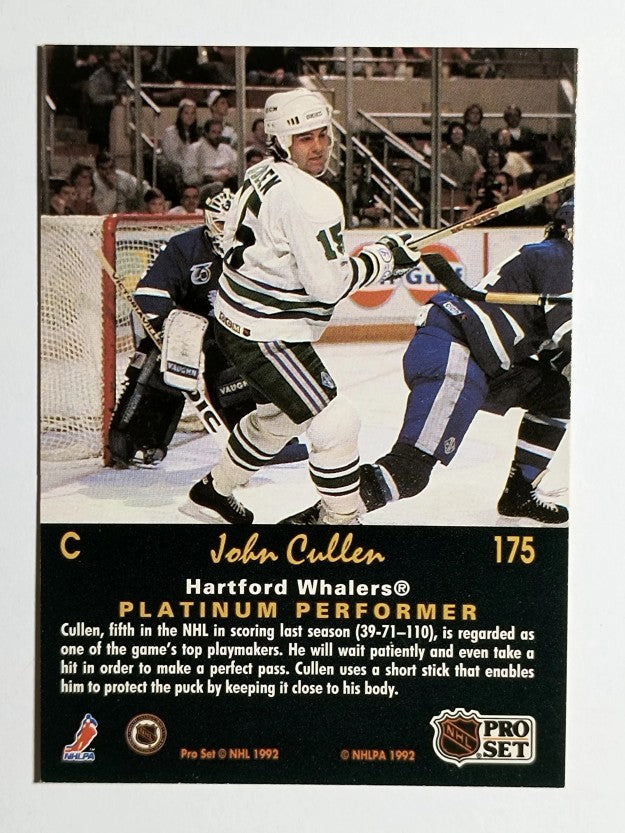 1991-92 Pro Set Platinum #175 John Cullen