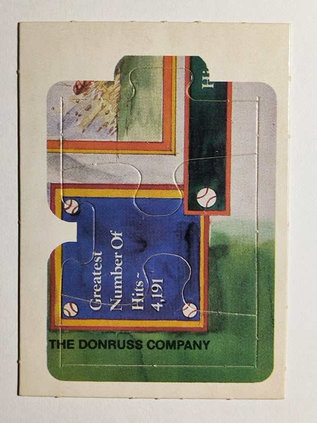 1983 Donruss Ty Cobb Puzzle #55 Cobb Puzzle 55-57