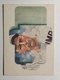 1985 Donruss Lou Gehrig Puzzle #34 Gehrig Puzzle 34-36