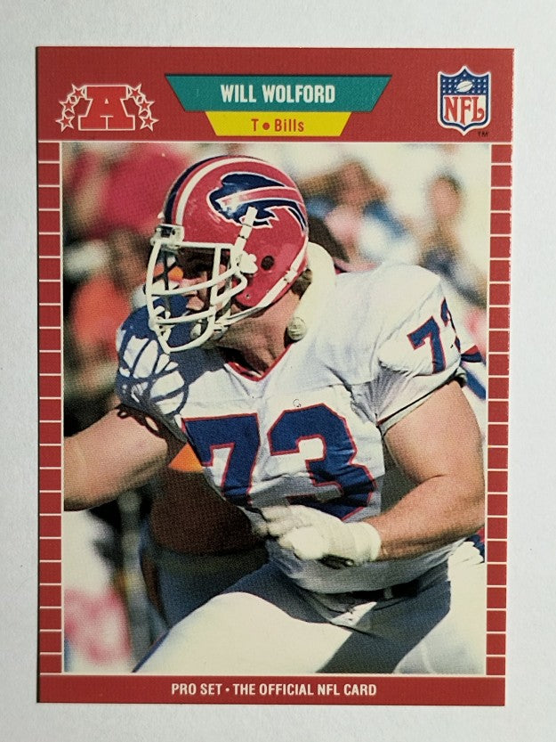 1989 Pro Set #33 Will Wolford RC