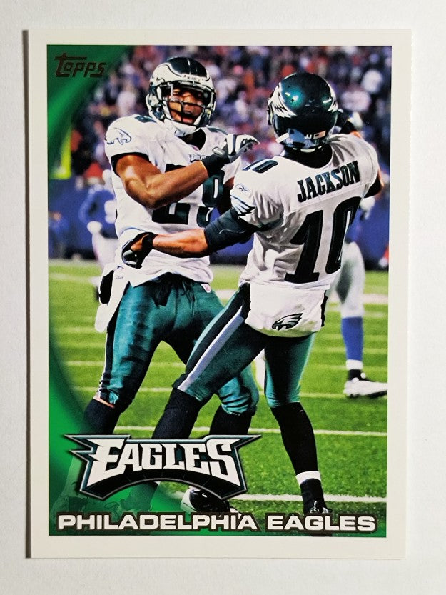 2010 Topps #73 Philadelphia Eagles Team/DeSean Jackson