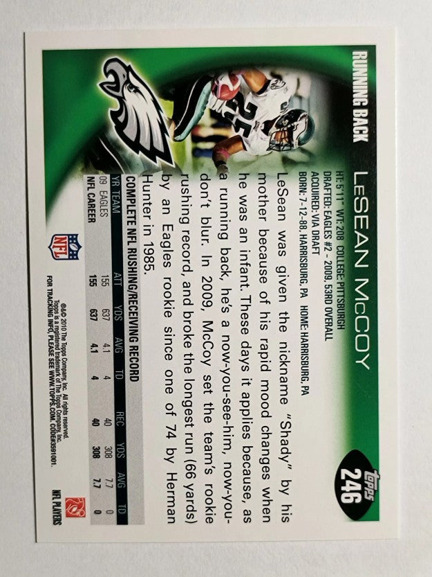 2010 Topps #246 LeSean McCoy