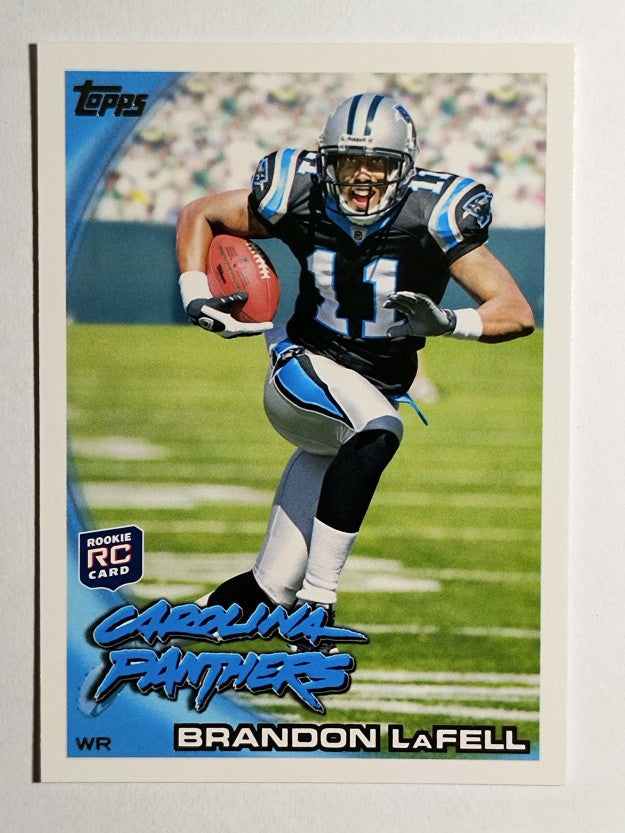 2010 Topps #356A Brandon LaFell RC/Running pose
