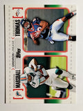 2010 Topps Gridiron Lineage #GLMT Brandon Marshall/Demaryius Thomas