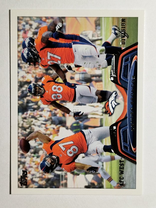 2013 Topps #42 Denver Broncos/Eric Decker/Demaryius Thomas/Knowshon Moreno