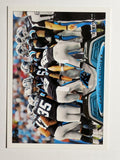 2013 Topps #55 Carolina Panthers/offensive huddle/Cam Newton