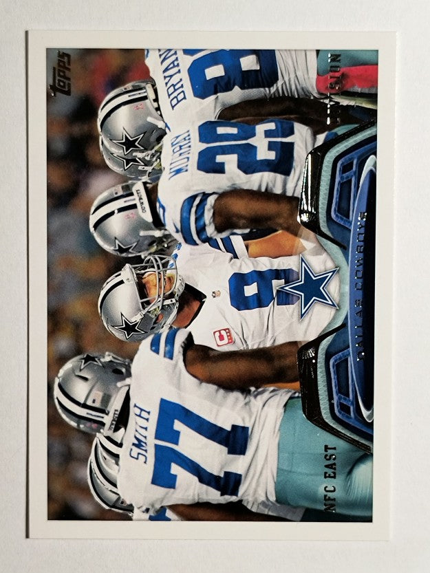 2013 Topps #98 Dallas Cowboys/Tony Romo/DeMarco Murray/Dez Bryant/Tyron Smith