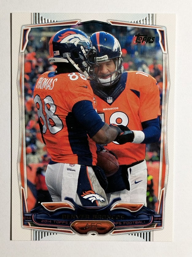 2014 Topps #182 Denver Broncos/Peyton Manning/Demaryius