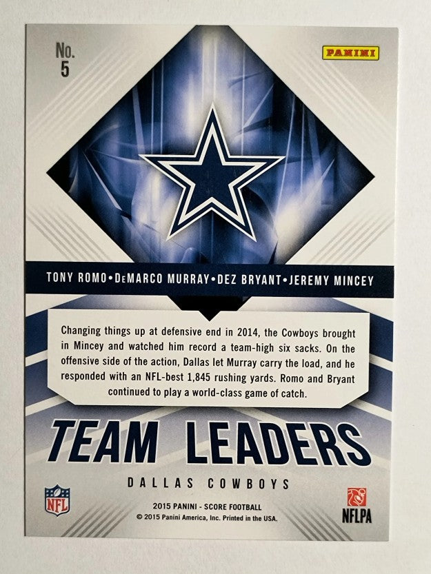 2015 Score Team Leaders #5 DeMarco Murray/Dez Bryant/Jeremy Mincey/Tony Romo