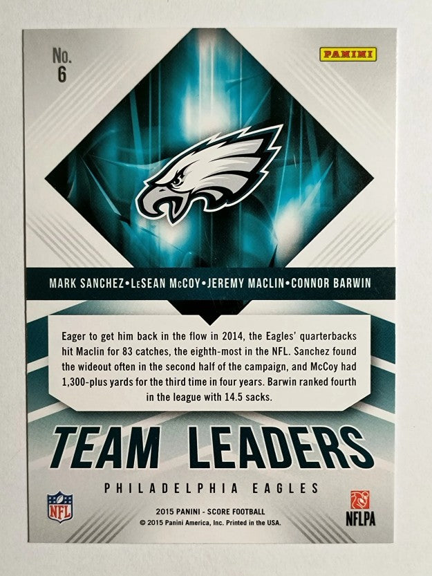 2015 Score Team Leaders #6 Connor Barwin/Jeremy Maclin/LeSean McCoy/Mark Sanchez