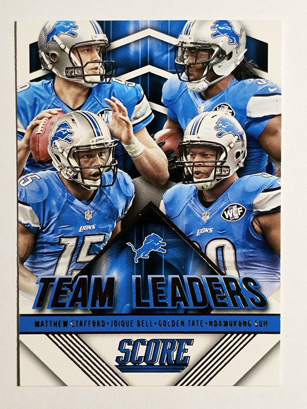 2015 Score Team Leaders #14 Golden Tate/Bell/Matthew Stafford/Ndamukong Suh