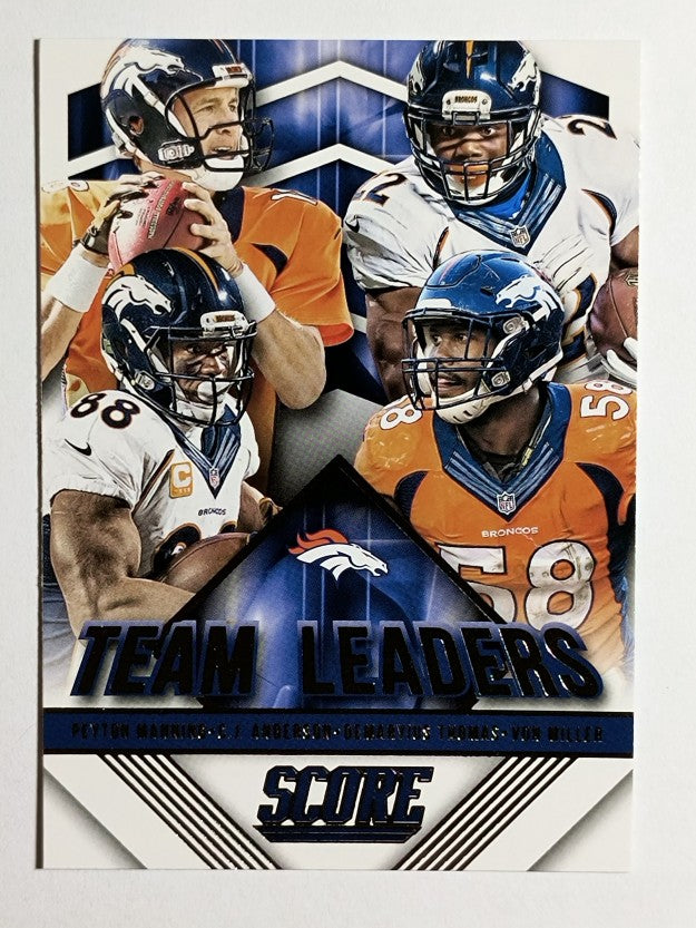 2015 Score Team Leaders C.J. Anderson/Demaryius Thomas/Peyton Manning/Von Miller