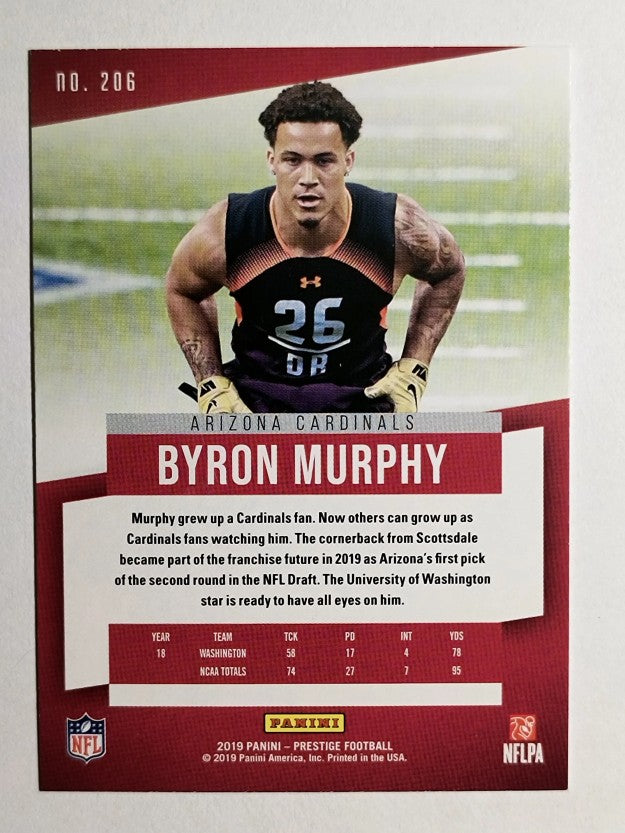 2019 Prestige #206 Byron Murphy RC