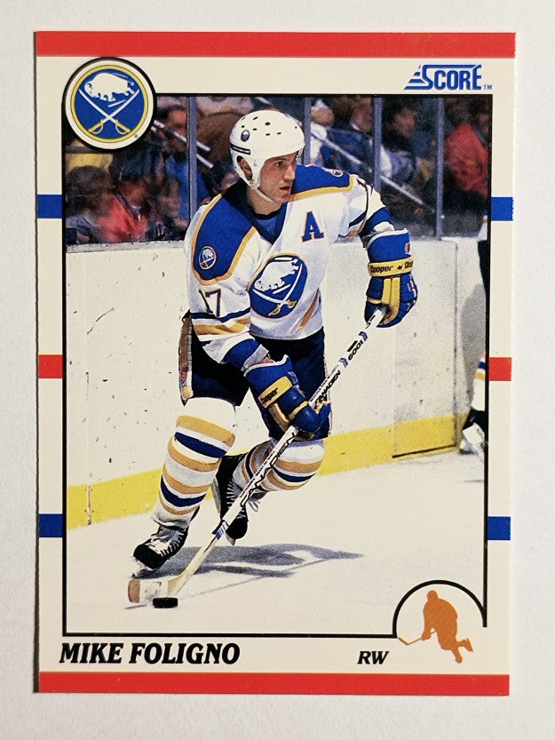 1990-91 Score #133 Mike Foligno