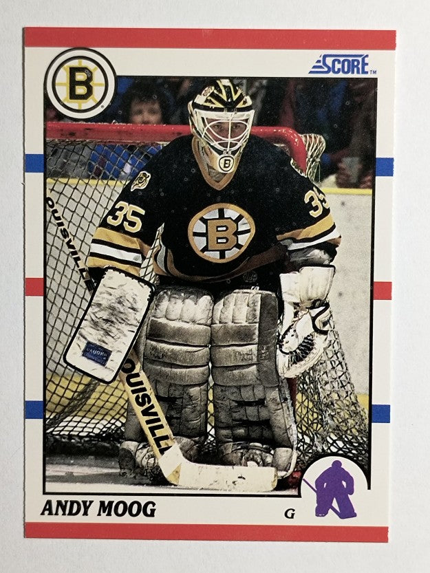 1990-91 Score #140 Andy Moog