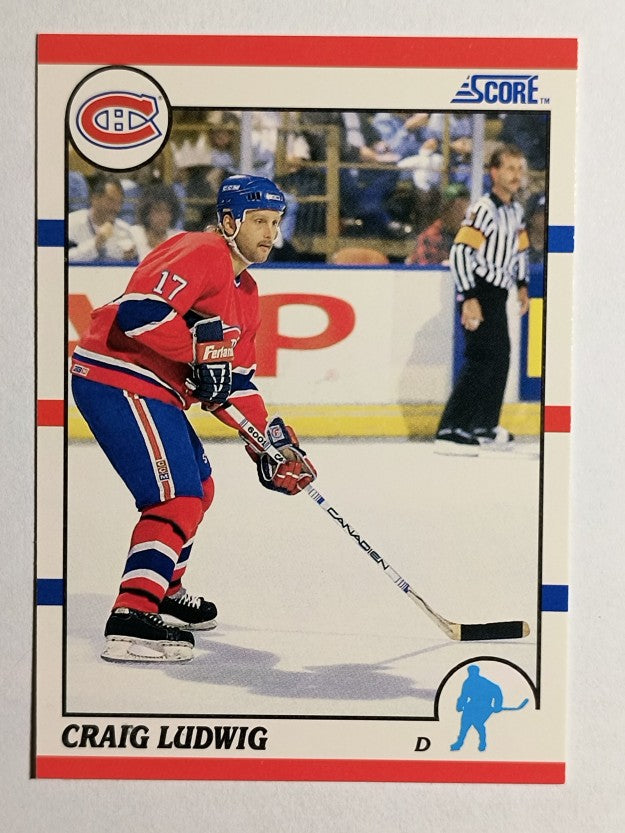 1990-91 Score #165 Craig Ludwig