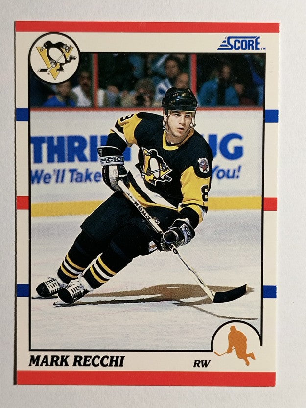 1990-91 Score #186 Mark Recchi RC