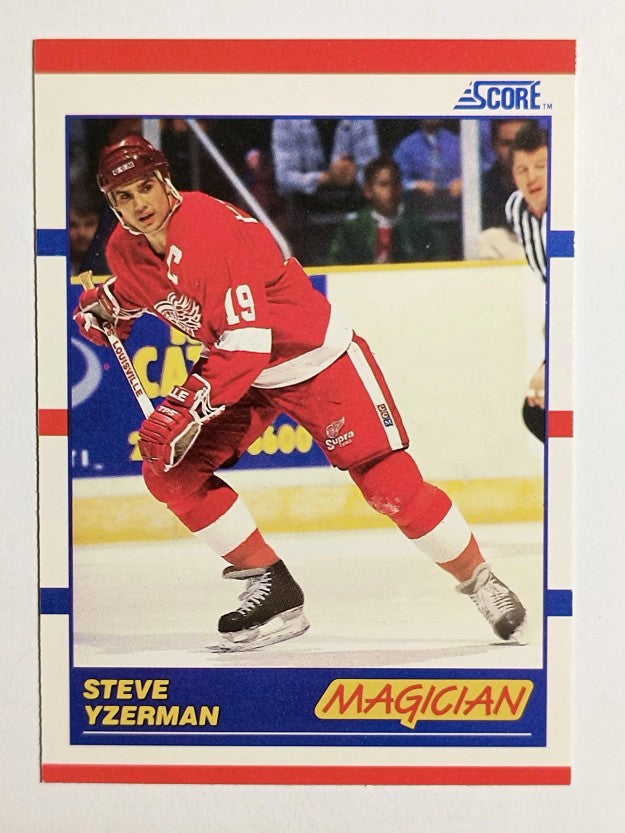 1990-91 Score #339 Steve Yzerman Magic