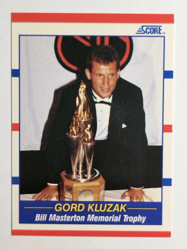 1990-91 Score #367 Gord Kluzak Mast