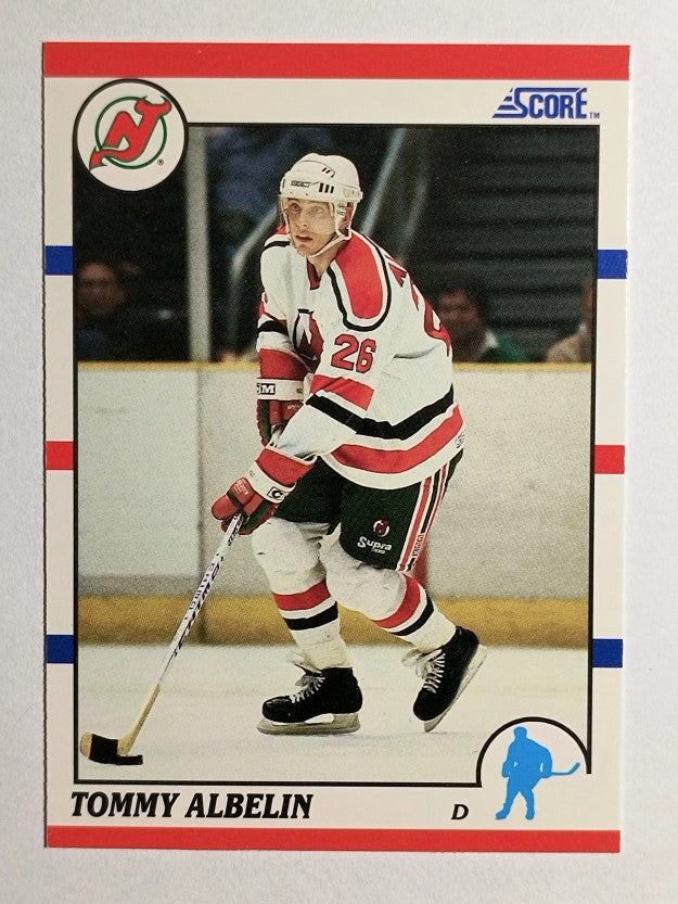 1990-91 Score #378 Tommy Albelin