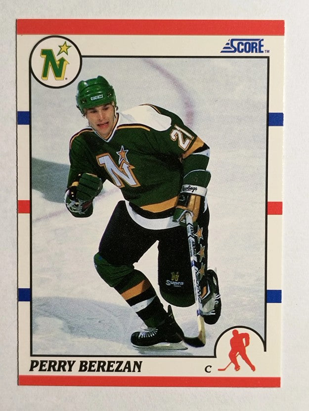 1990-91 Score #379 Perry Berezan RC