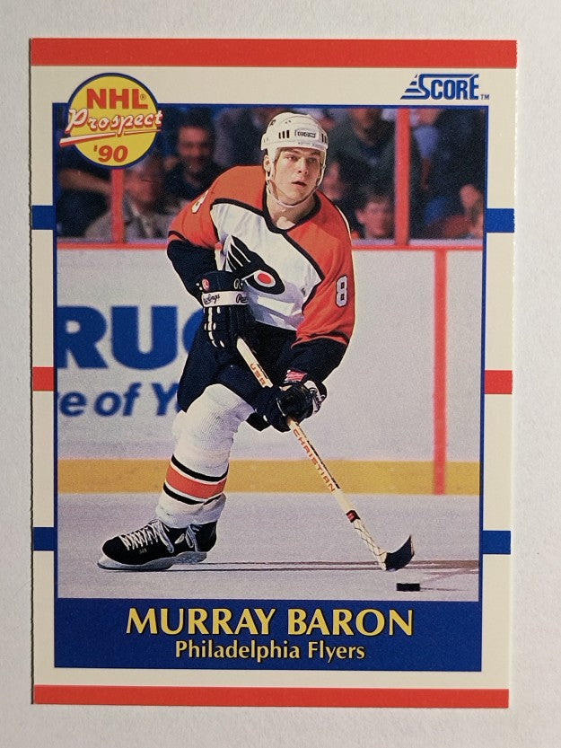 1990-91 Score #399 Murray Baron RC