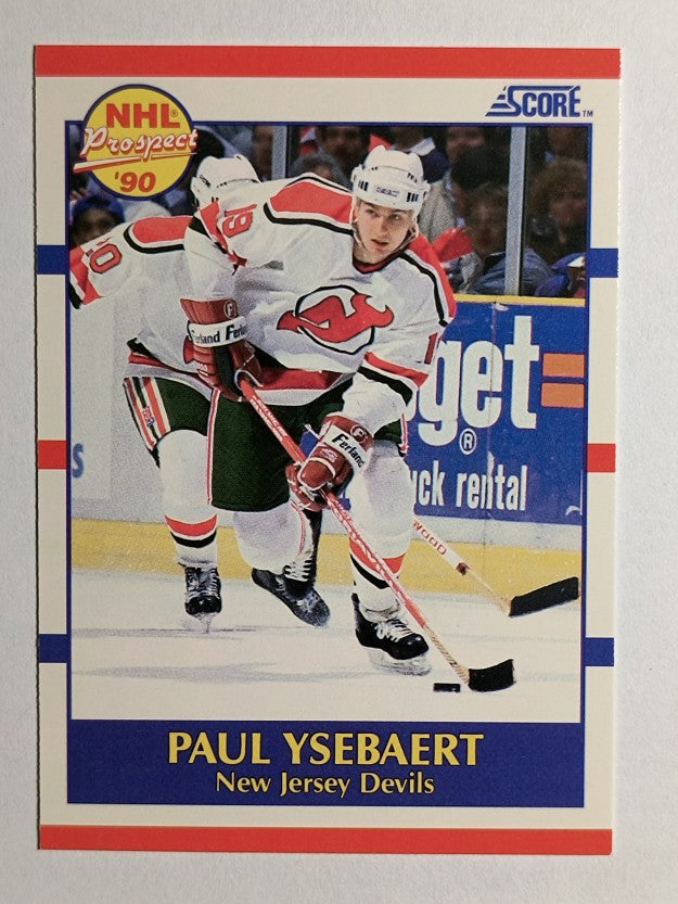 1990-91 Score #406 Paul Ysebaert RC