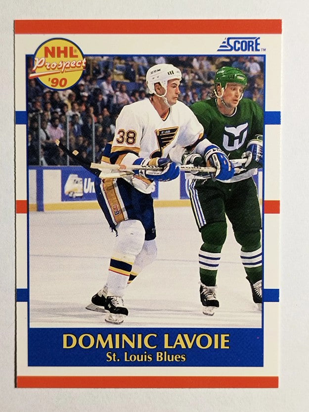 1990-91 Score #416 Dominic Lavoie RC