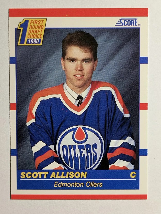 1990-91 Score #424 Scott Allison RC