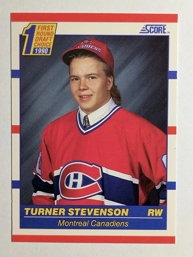 1990-91 Score #426 Turner Stevenson RC