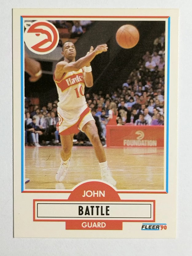 1990-91 Fleer #1 John Battle