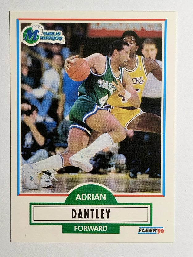 1990-91 Fleer #39B Adrian Dantley COR