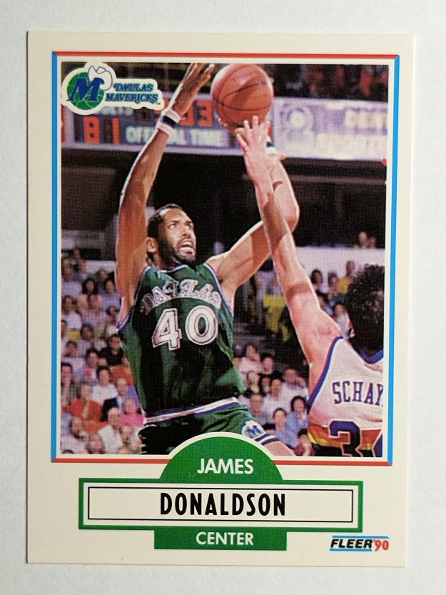 1990-91 Fleer #41 James Donaldson