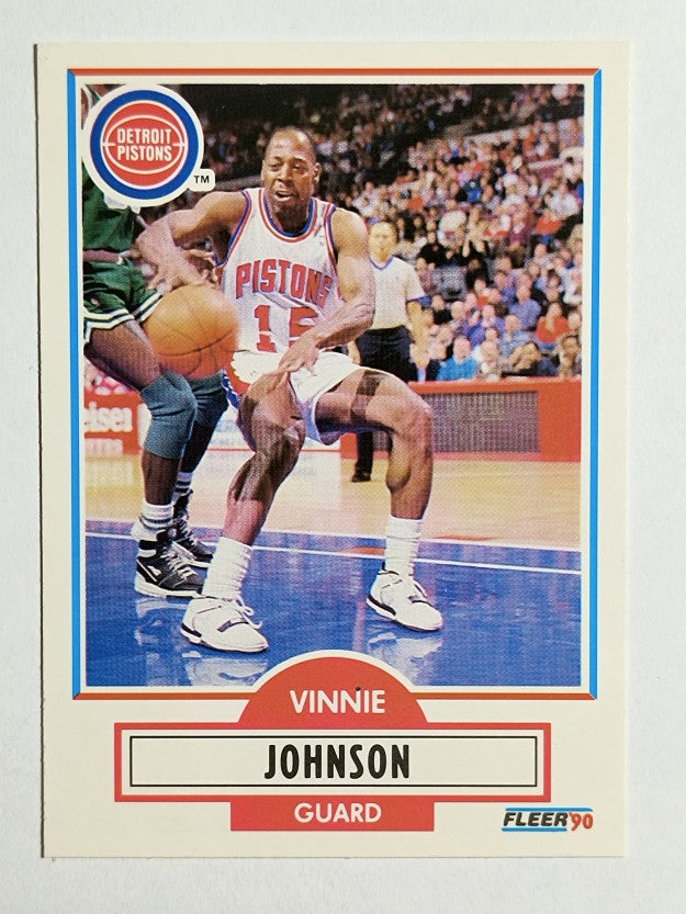 1990-91 Fleer #57 Vinnie Johnson