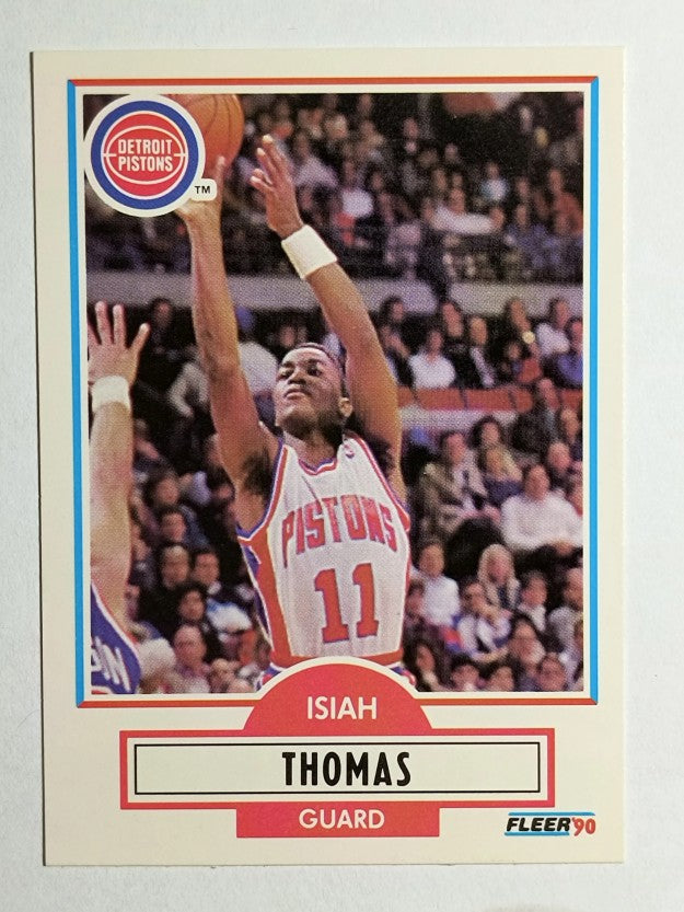 1990-91 Fleer #61 Isiah Thomas