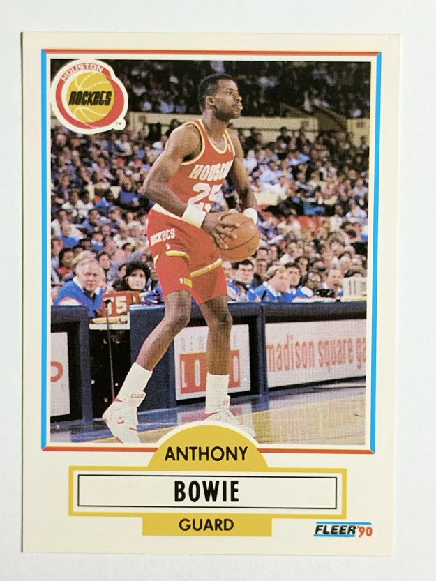1990-91 Fleer #69 Anthony Bowie RC