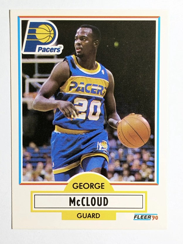 1990-91 Fleer #77 George McCloud RC