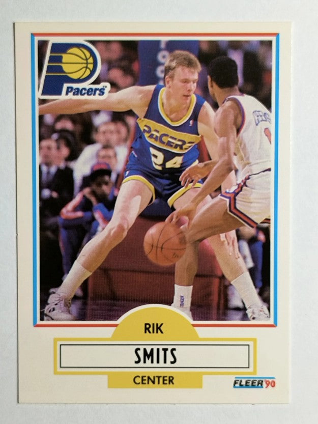 1990-91 Fleer #82 Rik Smits