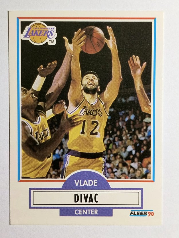 1990-91 Fleer #91 Vlade Divac RC
