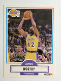 1990-91 Fleer #97 James Worthy