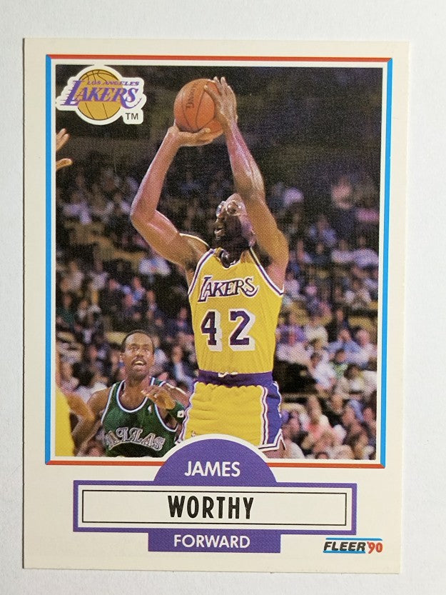 1990-91 Fleer #97 James Worthy